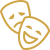 Scottish Theatre Awards masks icon